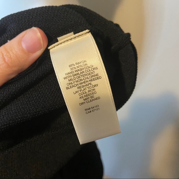 SOLD.    NWT Eliza J Fit and Flare Tie Waist Sweater Dress - Picture 8 of 8